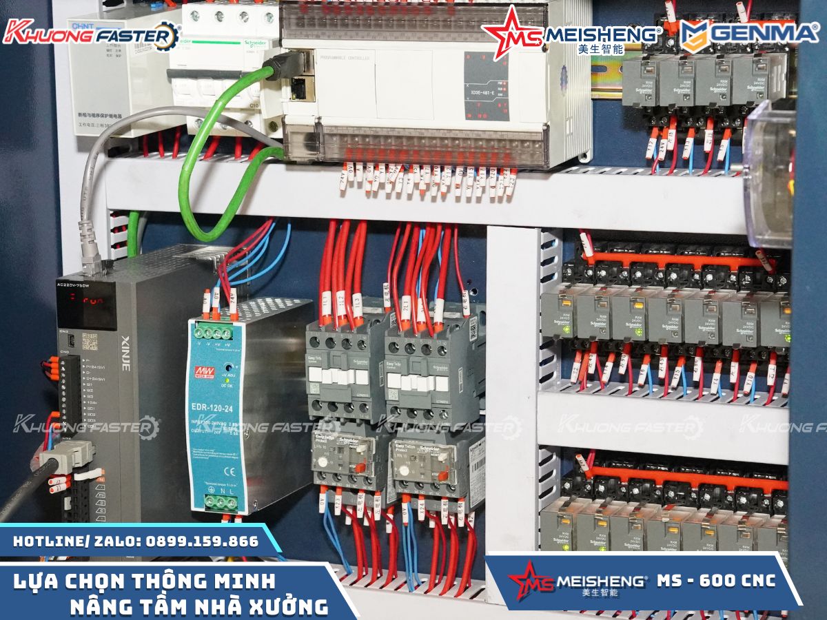 Máy Cắt Nhôm 2 Đầu Meisheng Ms 600 CNC Ngoại Tuyến